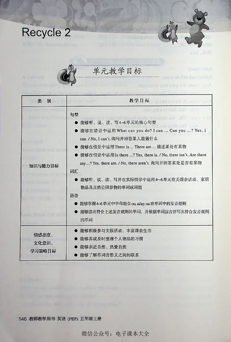 英语PEP5A教师教学用书_26春四年级上下册人教版_四上英语合集人教版PEP英语四年级上册新教材（教学视频+课件+动画+音频+练习+教案）_16教师用书_小学英语_人教版PEP