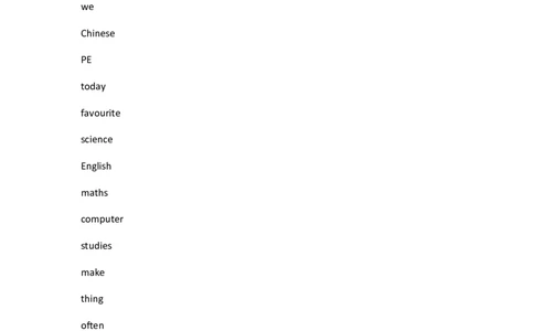 鲁科版英语四年级上册单词默写表_26春四年级上下册人教版_四上英语合集人教版PEP英语四年级上册新教材（教学视频+课件+动画+音频+练习+教案）_17练习资料_《小学英语单词默写表》