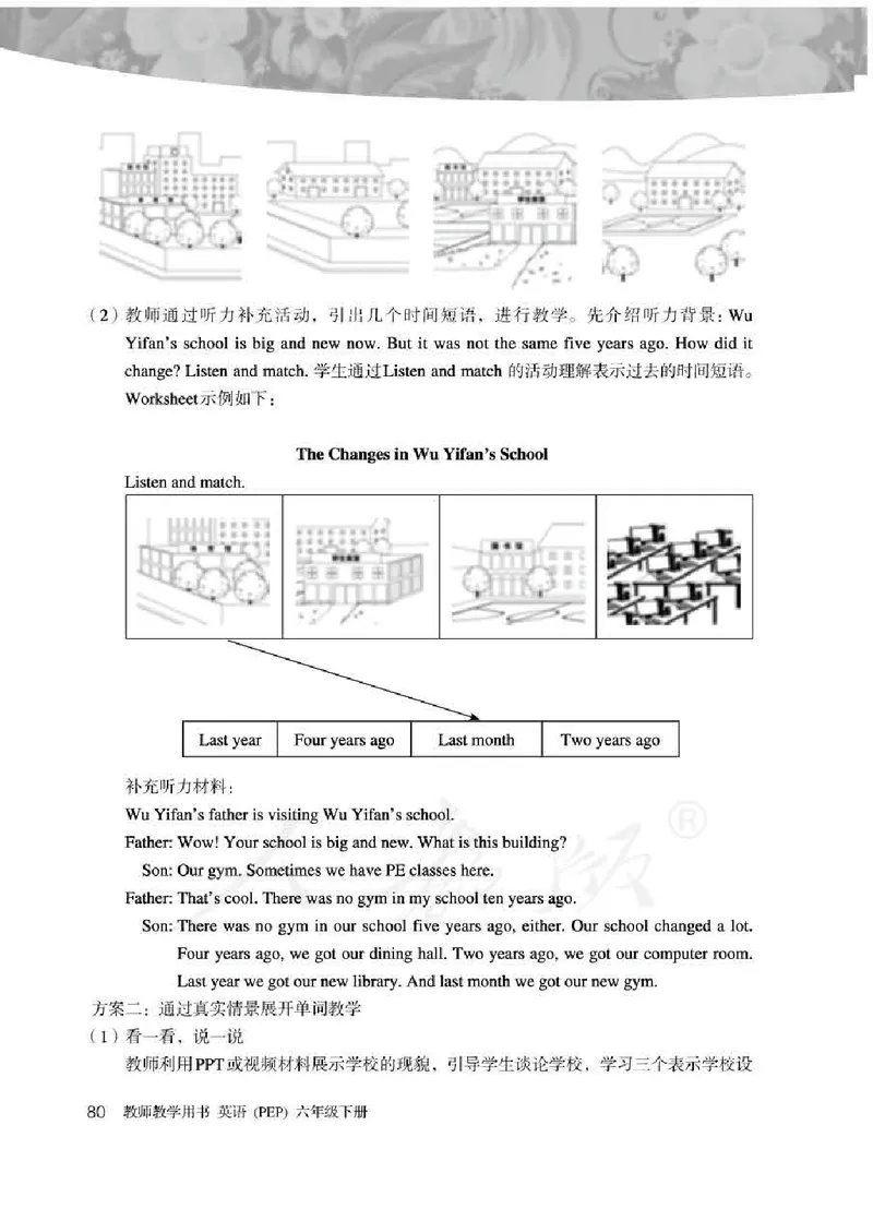 英语PEP6B教师教学用书_26春四年级上下册人教版_四上英语合集人教版PEP英语四年级上册新教材（教学视频+课件+动画+音频+练习+教案）_16教师用书_小学英语_人教版PEP