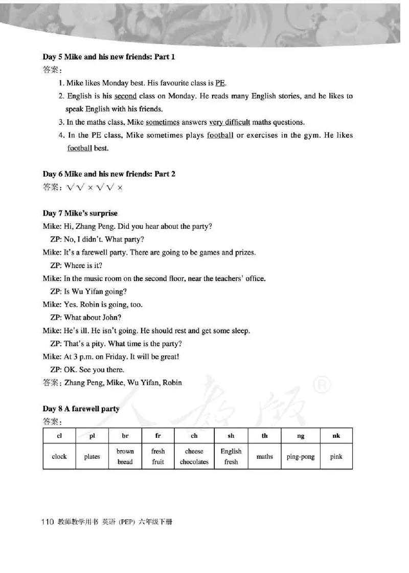 英语PEP6B教师教学用书_26春四年级上下册人教版_四上英语合集人教版PEP英语四年级上册新教材（教学视频+课件+动画+音频+练习+教案）_16教师用书_小学英语_人教版PEP