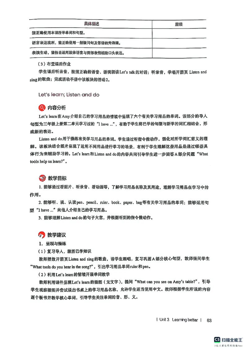英语PEP3B教师教学用书（2025春）_26春四年级上下册人教版_四上英语合集人教版PEP英语四年级上册新教材（教学视频+课件+动画+音频+练习+教案）_16教师用书_小学英语_人教版PEP