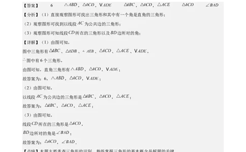 专题11.1三角形的三边关系、高线、中线及角平分线之十大考点(教师版)_初中数学_八年级数学上册（人教版）_重难点专题提优-V8_2024版