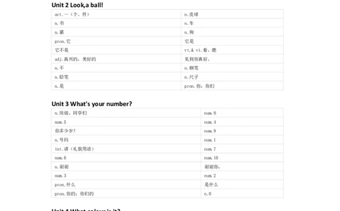 重大版英语三年级上册单词默写表_26春四年级上下册人教版_四上英语合集人教版PEP英语四年级上册新教材（教学视频+课件+动画+音频+练习+教案）_17练习资料_《小学英语单词默写表》