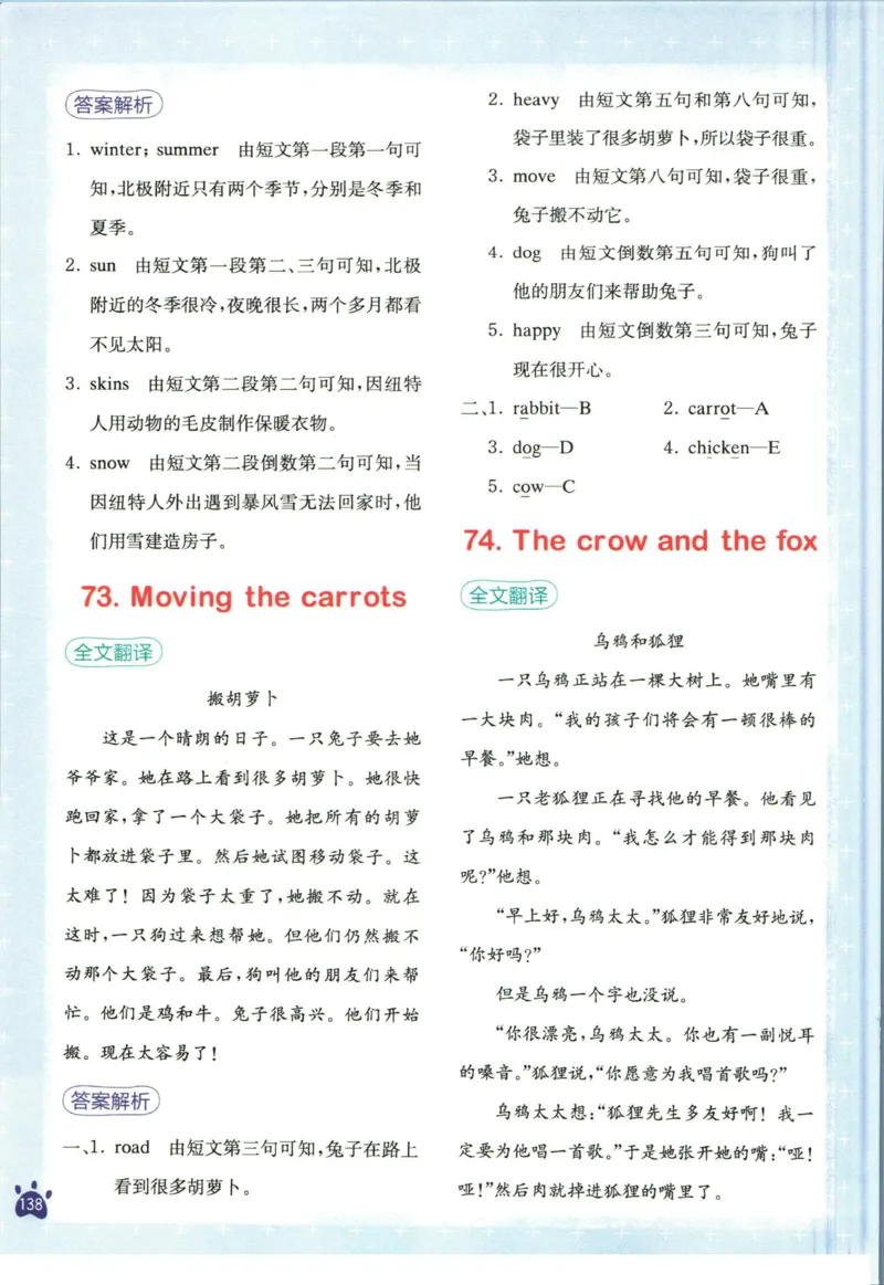 星火英语阅读训练100篇五年级_26春四年级上下册人教版_四上英语合集人教版PEP英语四年级上册新教材（教学视频+课件+动画+音频+练习+教案）_17练习资料_《阅读训练100篇》