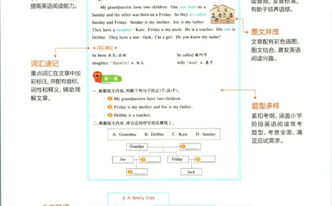 星火英语阅读训练100篇五年级_26春四年级上下册人教版_四上英语合集人教版PEP英语四年级上册新教材（教学视频+课件+动画+音频+练习+教案）_17练习资料_《阅读训练100篇》
