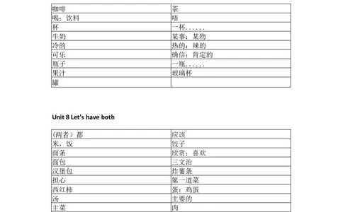 教科版小学英语五年级上册单词表_26春四年级上下册人教版_四上英语合集人教版PEP英语四年级上册新教材（教学视频+课件+动画+音频+练习+教案）_17练习资料_《小学英语单词默写表》
