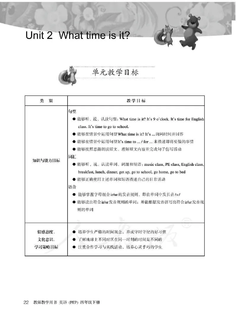 英语PEP4B教师教学用书_26春四年级上下册人教版_四上英语合集人教版PEP英语四年级上册新教材（教学视频+课件+动画+音频+练习+教案）_16教师用书_小学英语_人教版PEP