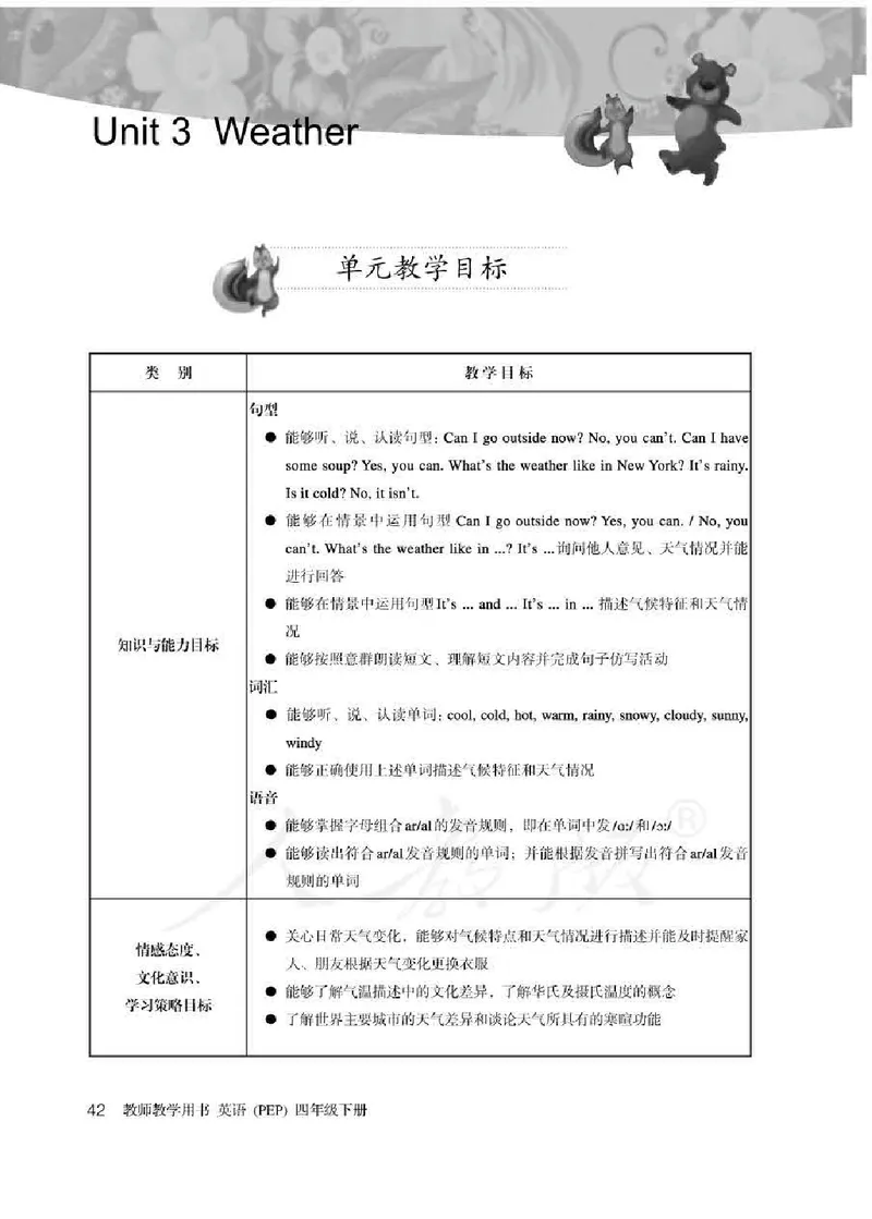 英语PEP4B教师教学用书_26春四年级上下册人教版_四上英语合集人教版PEP英语四年级上册新教材（教学视频+课件+动画+音频+练习+教案）_16教师用书_小学英语_人教版PEP