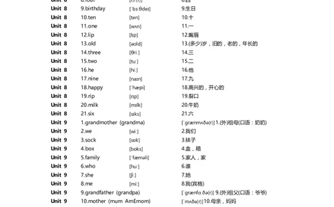 新科普版三年级上册单词乱序对照答案_26春四年级上下册人教版_四上英语合集人教版PEP英语四年级上册新教材（教学视频+课件+动画+音频+练习+教案）_17练习资料_科普版