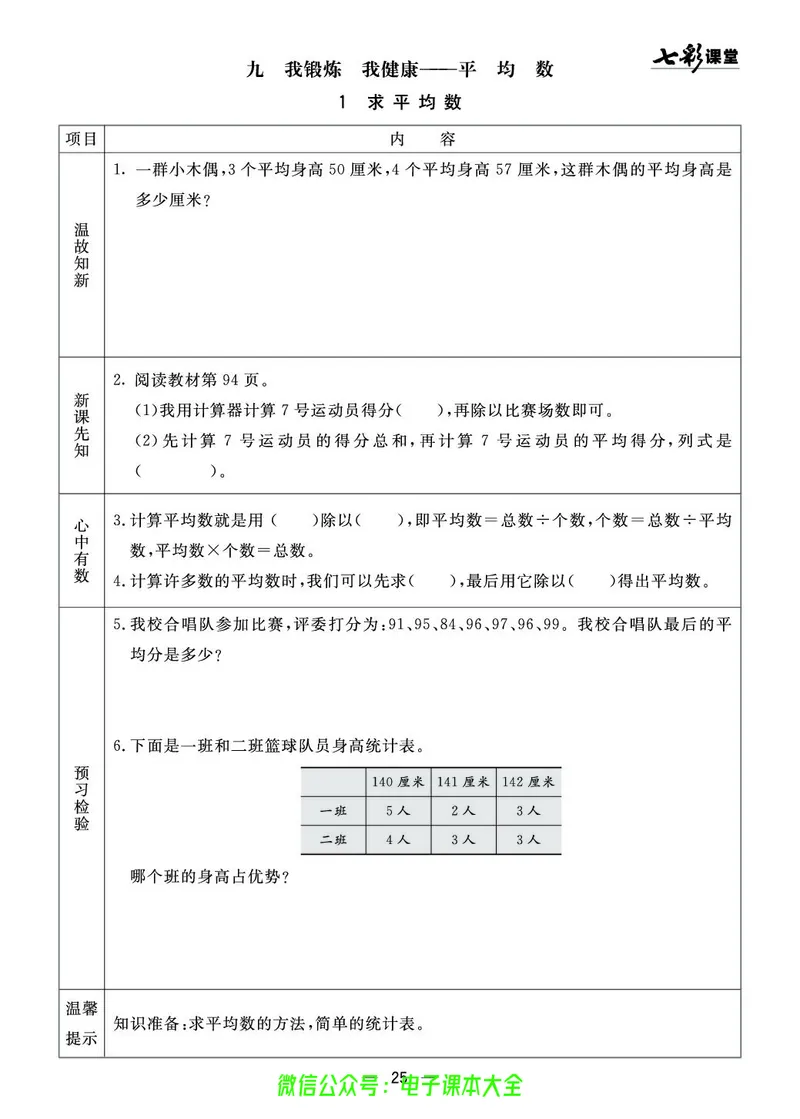 青岛版4a_26春四年级上下册人教版_四上英语合集人教版PEP英语四年级上册新教材（教学视频+课件+动画+音频+练习+教案）_17练习资料_小学英语（预习复习资料大礼包）_《预习卡》