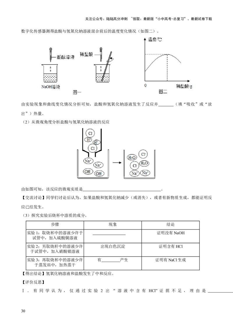 专题07常见的酸和碱（练习）-2024年中考化学一轮复习讲练测（全国通用）（解析版）_02中考总复习（2026版更新中）_05-化学-中考总复习_2024年中考复习资料_一轮复习资料