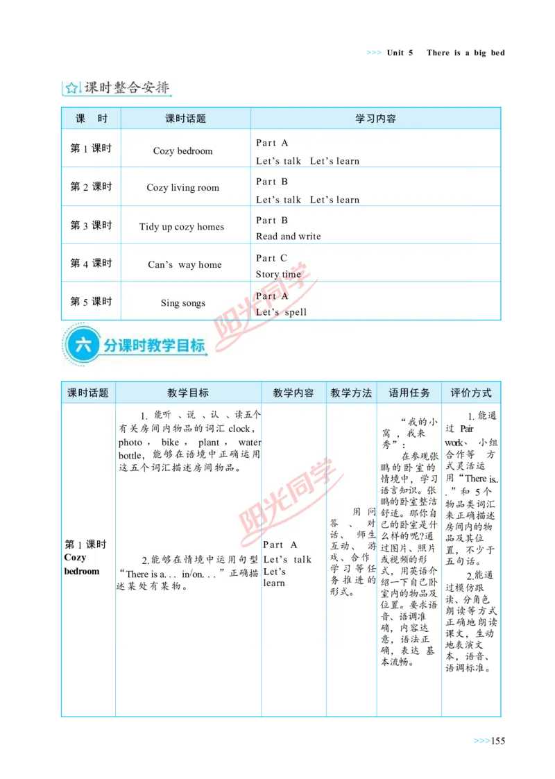 教案正文5上_Unit5_26春四年级上下册人教版_四上英语合集人教版PEP英语四年级上册新教材（教学视频+课件+动画+音频+练习+教案）_19同步教案课件_人教pep3_3-6上册