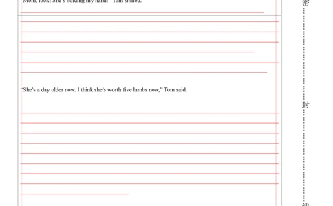 2024年高考英语二轮复习测试卷（新高考Ⅱ卷）（三）（答题卡）_03高考英语_2024年新高考资料_2.2024二轮复习_2024年高考英语二轮复习讲练测（新教材新高考）_第六部分二轮复习测试卷