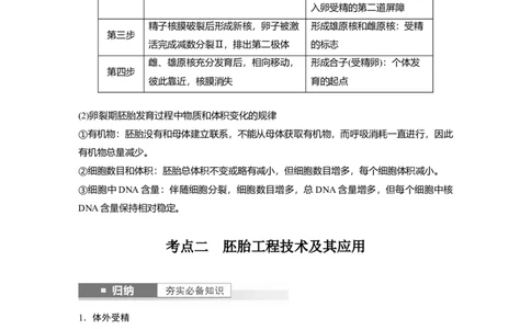 2024年高考生物一轮复习（新人教版）第10单元　第5课时　胚胎工程_09高考生物_2024年新高考资料_1.2024一轮复习_2024年高考生物一轮复习讲义（新人教版）