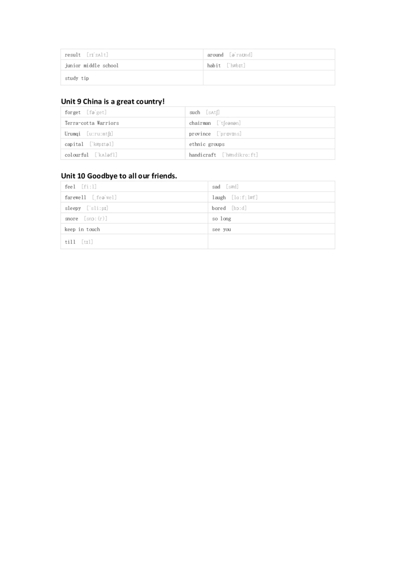 湘鲁版英语六年级下册单词默写表_26春四年级上下册人教版_四上英语合集人教版PEP英语四年级上册新教材（教学视频+课件+动画+音频+练习+教案）_17练习资料_《小学英语单词默写表》