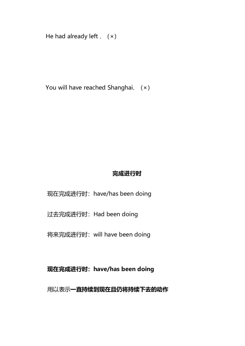 2021届人大附中高中英语新高考语法一轮复习讲义（21）16种英语时态知识点总结整理_03高考英语_新高考复习资料_2022年新高考资料_2022年新高考英语一轮复习