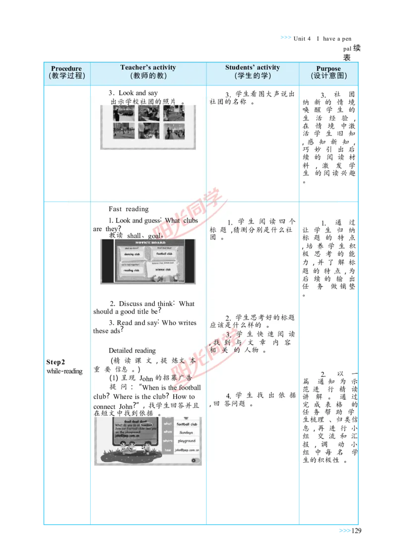 教案正文6上_Unit4_26春四年级上下册人教版_四上英语合集人教版PEP英语四年级上册新教材（教学视频+课件+动画+音频+练习+教案）_19同步教案课件_人教pep3_3-6上册
