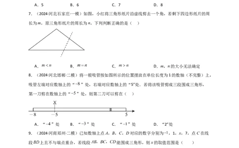 专题11.2三角形的边（精选精练）（专项练习）-（人教版）_初中数学_八年级数学上册（人教版）_专题突破练习-V4_2025版