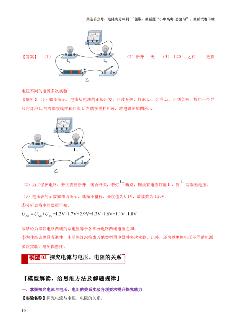 专题19电学必考的四个重点实验（解析版）_02中考总复习（2026版更新中）_04-物理-中考总复习_2025年中考复习资料_2025年中考物理答题方法模板