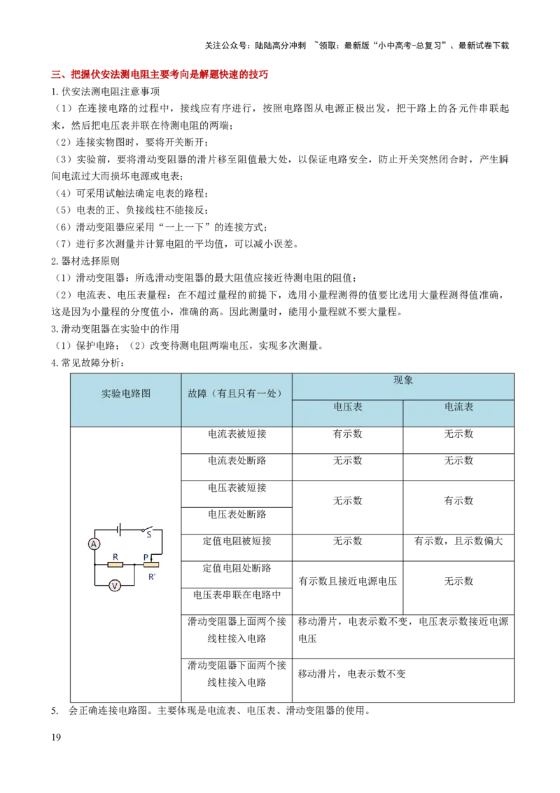 专题19电学必考的四个重点实验（解析版）_02中考总复习（2026版更新中）_04-物理-中考总复习_2025年中考复习资料_2025年中考物理答题方法模板