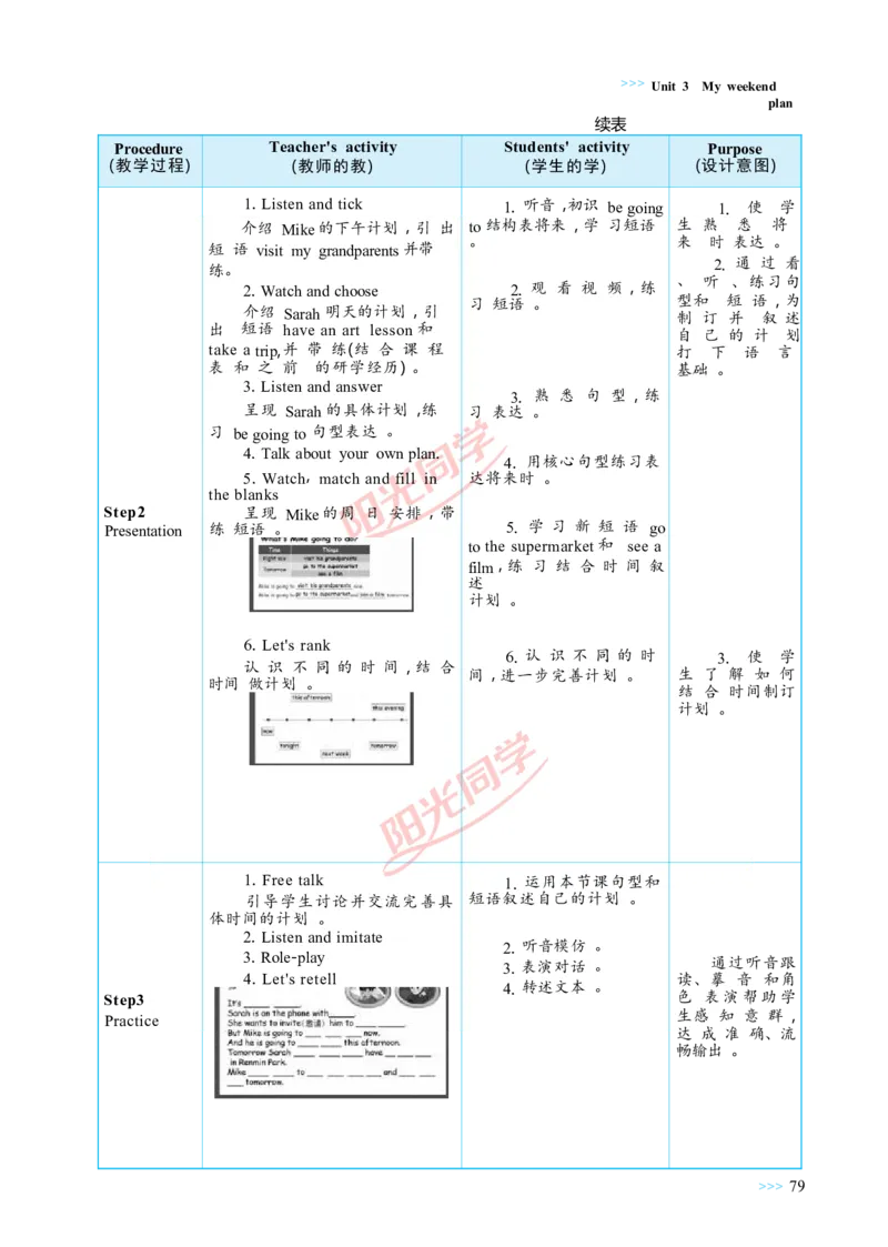 教案正文6上_Unit3_26春四年级上下册人教版_四上英语合集人教版PEP英语四年级上册新教材（教学视频+课件+动画+音频+练习+教案）_19同步教案课件_人教pep3_3-6上册