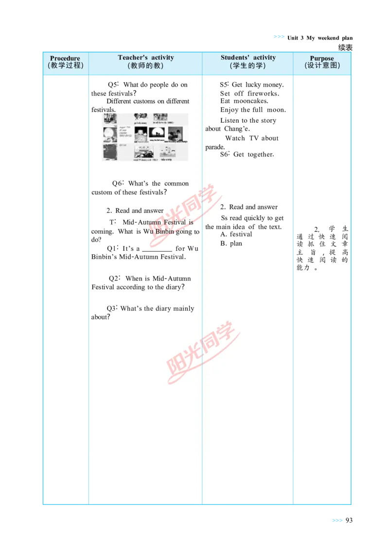 教案正文6上_Unit3_26春四年级上下册人教版_四上英语合集人教版PEP英语四年级上册新教材（教学视频+课件+动画+音频+练习+教案）_19同步教案课件_人教pep3_3-6上册