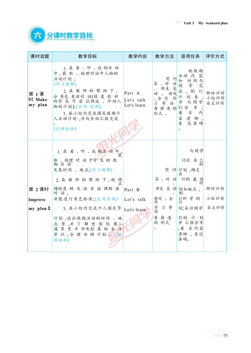 教案正文6上_Unit3_26春四年级上下册人教版_四上英语合集人教版PEP英语四年级上册新教材（教学视频+课件+动画+音频+练习+教案）_19同步教案课件_人教pep3_3-6上册