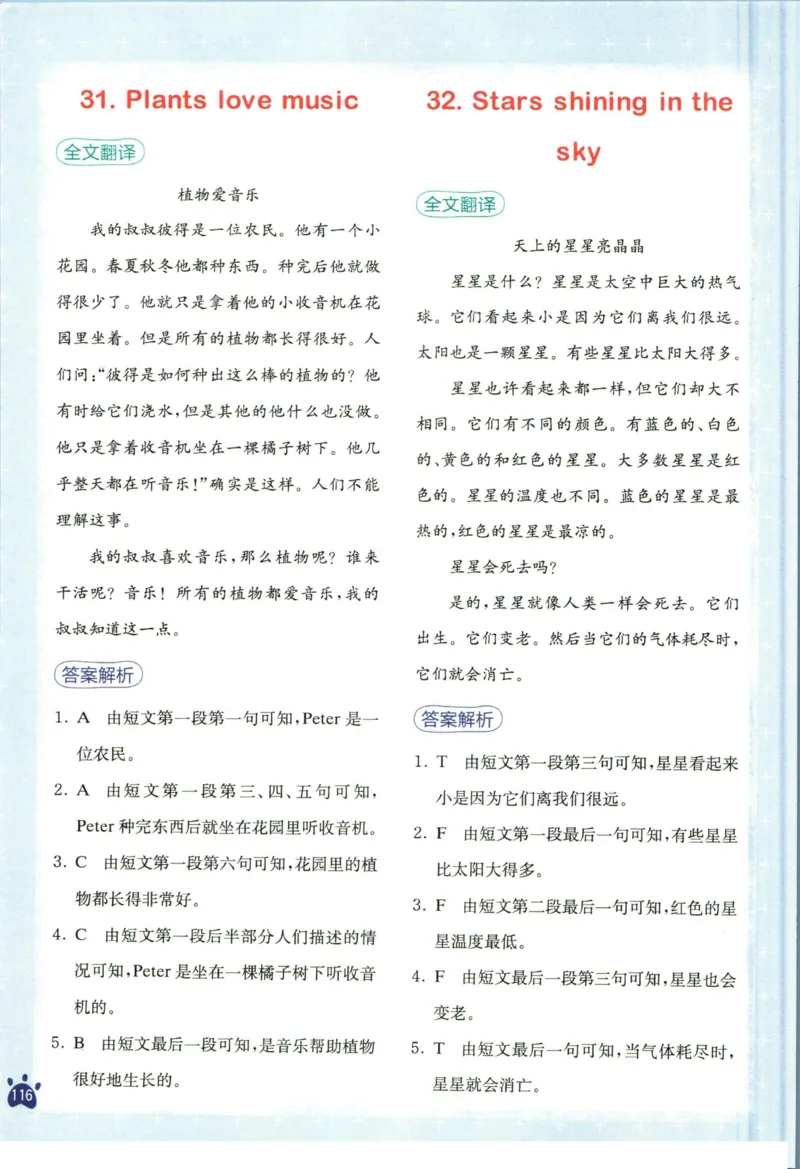 星火英语阅读训练100篇六年级_26春四年级上下册人教版_四上英语合集人教版PEP英语四年级上册新教材（教学视频+课件+动画+音频+练习+教案）_17练习资料_《阅读训练100篇》