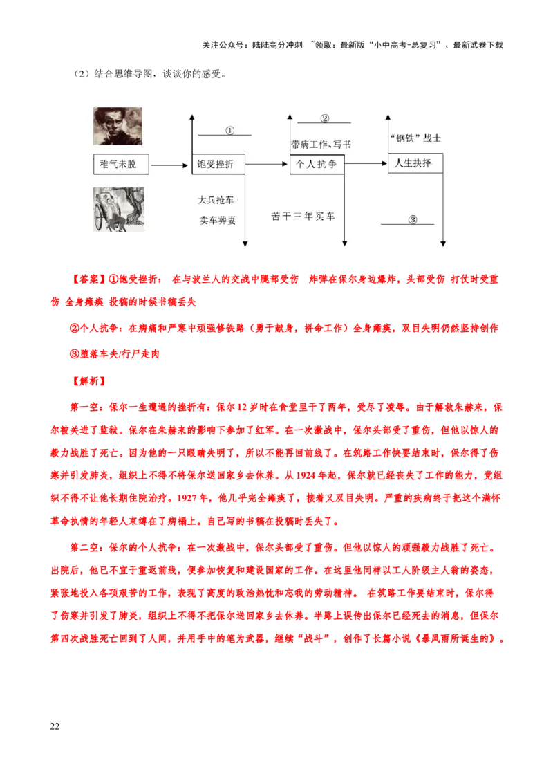 专题21《钢铁是怎么样炼成的》（知识梳理+练习）（解析版）_02中考总复习（2026版更新中）_01-语文-中考总复习_2025年中考资料_备战2025年中考语文一轮复习考点突破（全国通用）