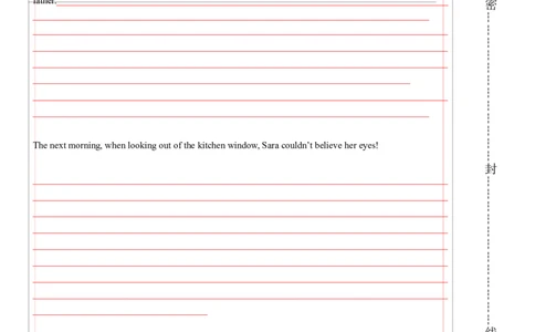 2024年高考英语二轮复习测试（新高考浙江用卷）（一）（答题卡）_03高考英语_2024年新高考资料_2.2024二轮复习_2024年高考英语二轮复习讲练测（新教材新高考）_第六部分二轮复习测试卷