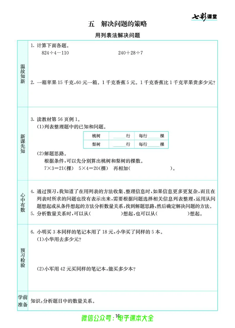 苏教版4a_26春四年级上下册人教版_四上英语合集人教版PEP英语四年级上册新教材（教学视频+课件+动画+音频+练习+教案）_17练习资料_小学英语（预习复习资料大礼包）_《预习卡》
