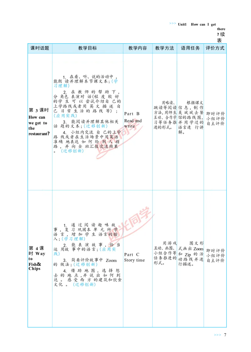 教案正文6上_Unit1_26春四年级上下册人教版_四上英语合集人教版PEP英语四年级上册新教材（教学视频+课件+动画+音频+练习+教案）_19同步教案课件_人教pep3_3-6上册