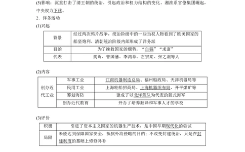 2023年高考历史一轮复习（部编版新高考）第7讲课题19　国家出路的探索与列强侵略的加剧_07高考历史_新高考复习资料_2023年新高考复习资料_2023新高考大一轮复习讲义