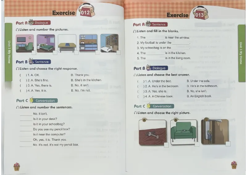 3英语~听霸-新_26春四年级上下册人教版_四上英语合集人教版PEP英语四年级上册新教材（教学视频+课件+动画+音频+练习+教案）_17练习资料_小学英语（预习复习资料大礼包）