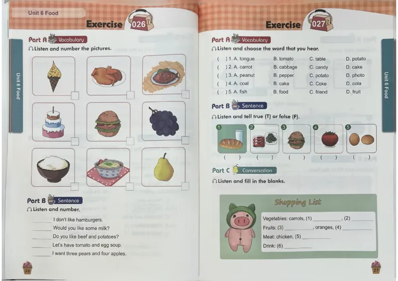 3英语~听霸-新_26春四年级上下册人教版_四上英语合集人教版PEP英语四年级上册新教材（教学视频+课件+动画+音频+练习+教案）_17练习资料_小学英语（预习复习资料大礼包）