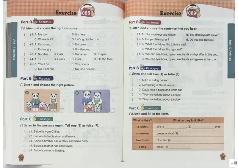 3英语~听霸-新_26春四年级上下册人教版_四上英语合集人教版PEP英语四年级上册新教材（教学视频+课件+动画+音频+练习+教案）_17练习资料_小学英语（预习复习资料大礼包）