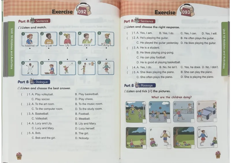 3英语~听霸-新_26春四年级上下册人教版_四上英语合集人教版PEP英语四年级上册新教材（教学视频+课件+动画+音频+练习+教案）_17练习资料_小学英语（预习复习资料大礼包）