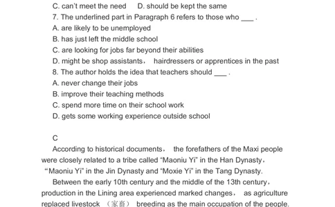 2023届高考英语备考一轮复习阅读理解完形填空语法填空分类综合训练（含答案）_03高考英语_通用版（老高考）复习资料_2023年复习资料_二轮复习