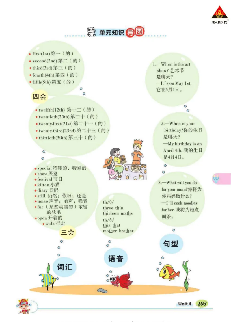 状元大课堂五年级下册英语人教PEP版学生用书_26春四年级上下册人教版_四上英语合集人教版PEP英语四年级上册新教材（教学视频+课件+动画+音频+练习+教案）_17练习资料_《状元导学案》
