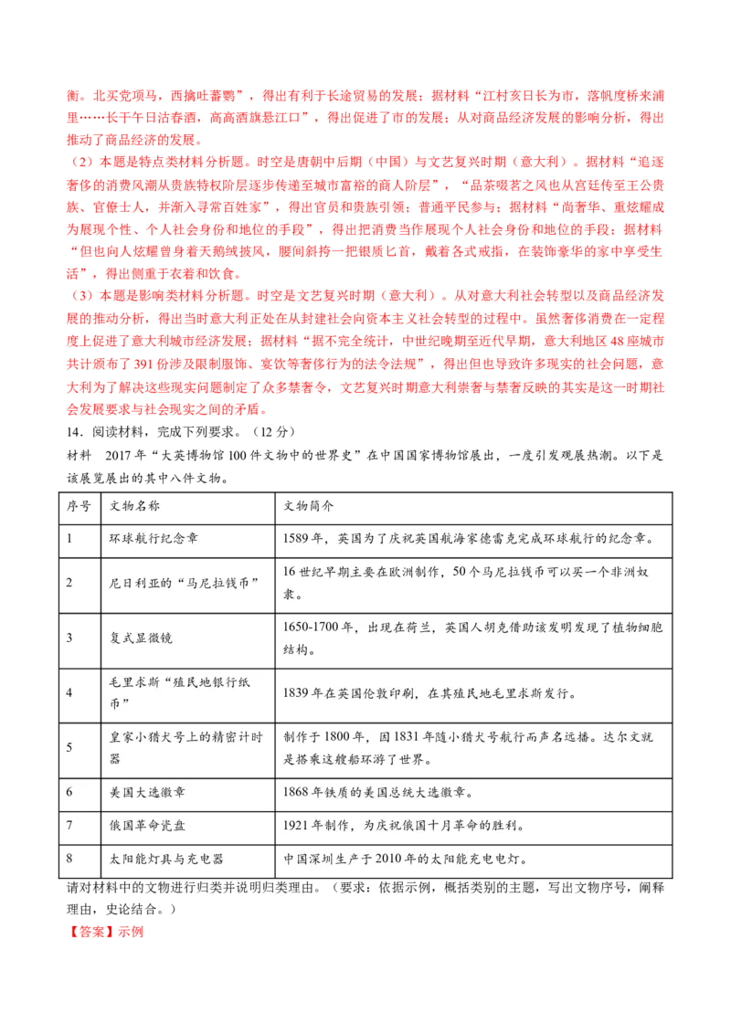 2024年一轮复习收官卷第二模拟（全国乙卷）（解析版）_07高考历史_2024年新高考资料_1.2024一轮复习_2024年高考历史一轮复习讲练测（新教材新高考）