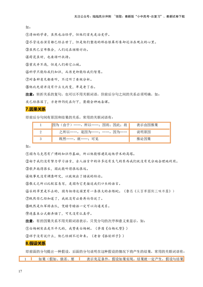 专题06语法知识与修辞手法（2类常考知识+3个易错点）（原卷版）_02中考总复习（2026版更新中）_01-语文-中考总复习_2025年中考资料_2025年中考语文一轮复习知识梳理