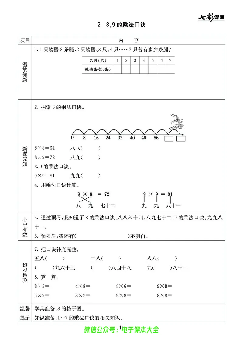 西师大2a_26春四年级上下册人教版_四上英语合集人教版PEP英语四年级上册新教材（教学视频+课件+动画+音频+练习+教案）_17练习资料_小学英语（预习复习资料大礼包）_《预习卡》