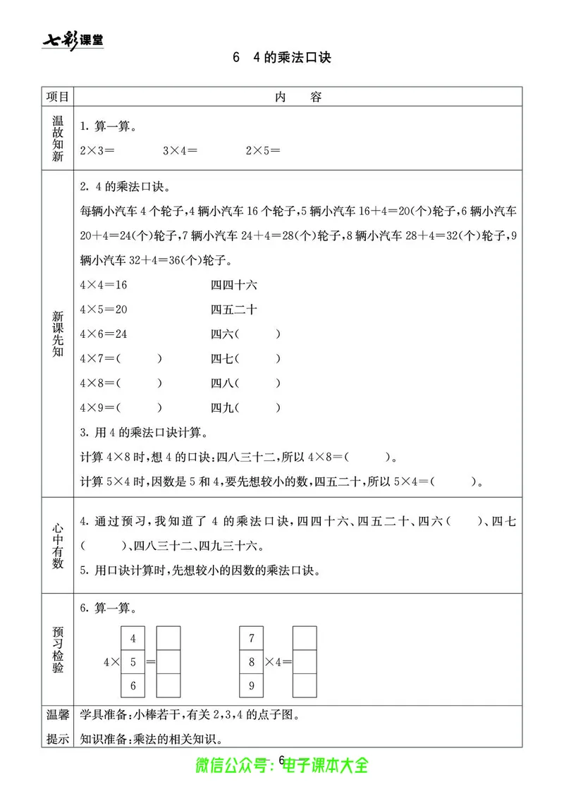 西师大2a_26春四年级上下册人教版_四上英语合集人教版PEP英语四年级上册新教材（教学视频+课件+动画+音频+练习+教案）_17练习资料_小学英语（预习复习资料大礼包）_《预习卡》
