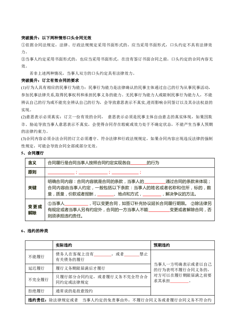 专题13法律规定的民事权利与义务（讲义）（原卷版）_8.2025政治总复习_2024年新高考资料_2.2024二轮复习_2024年高考政治二轮复习讲练测（新教材新高考）