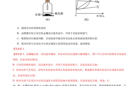 专题06金属和金属材料（测试）-2024年中考化学一轮复习讲练测（全国通用）（解析版）_02中考总复习（2026版更新中）_05-化学-中考总复习_2024年中考复习资料_一轮复习资料