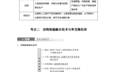 2024年高考生物一轮复习（新人教版）第10单元　第4课时　动物细胞工程_09高考生物_2024年新高考资料_1.2024一轮复习_2024年高考生物一轮复习讲义（新人教版）