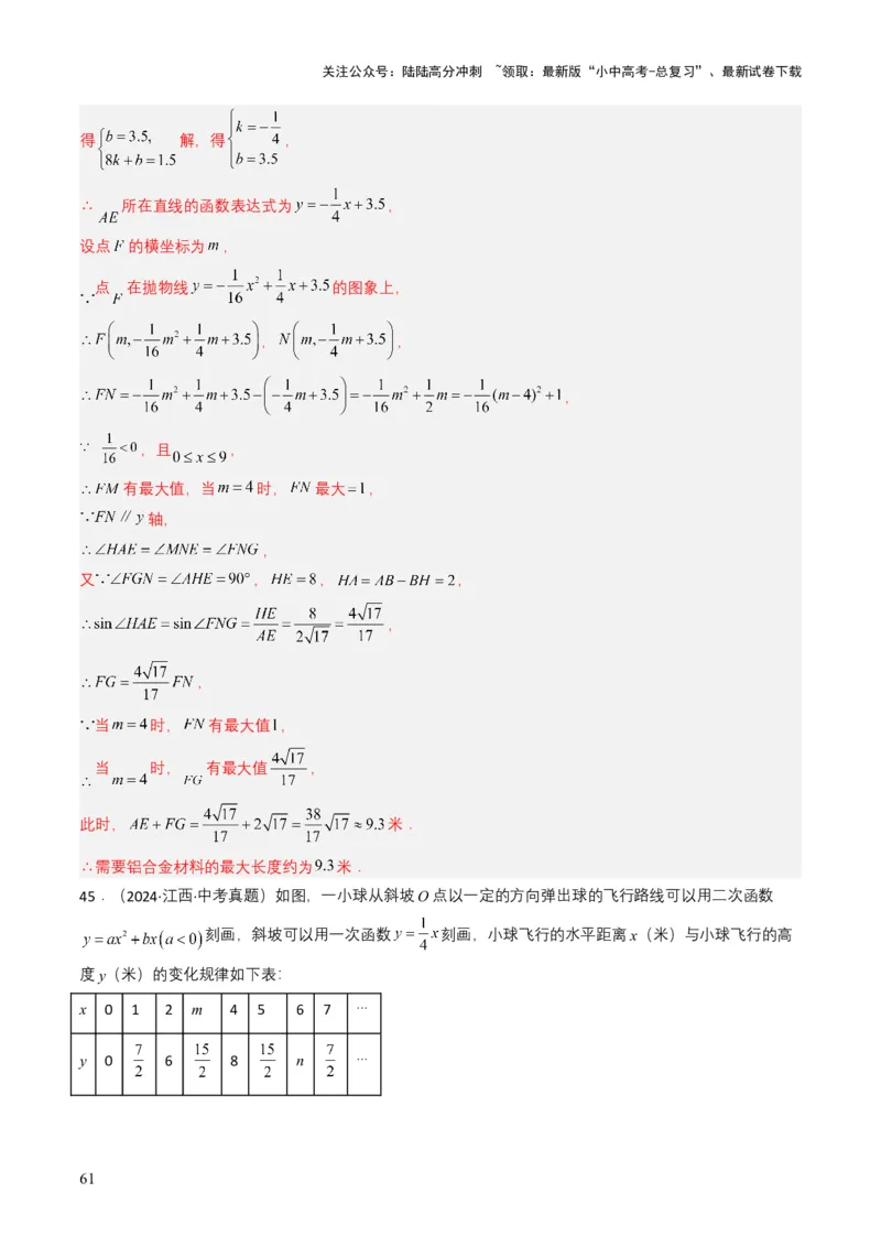 专题12二次函数（解析版）_02中考总复习（2026版更新中）_02-数学-中考总复习_2025中考复习资料_备战2025年中考数学真题题源解密（全国通用）
