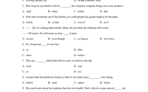 11状语从句(精练)-2024年高考英语一轮复习语法能力突破必备(PPT+复习卡+精练题)(通用版)_03高考英语_通用版（老高考）复习资料_2024年复习资料_11.状语从句(PPT+复习卡+精练题)(通用版)