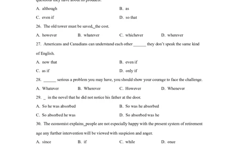 11状语从句(精练)-2024年高考英语一轮复习语法能力突破必备(PPT+复习卡+精练题)(通用版)_03高考英语_通用版（老高考）复习资料_2024年复习资料_11.状语从句(PPT+复习卡+精练题)(通用版)
