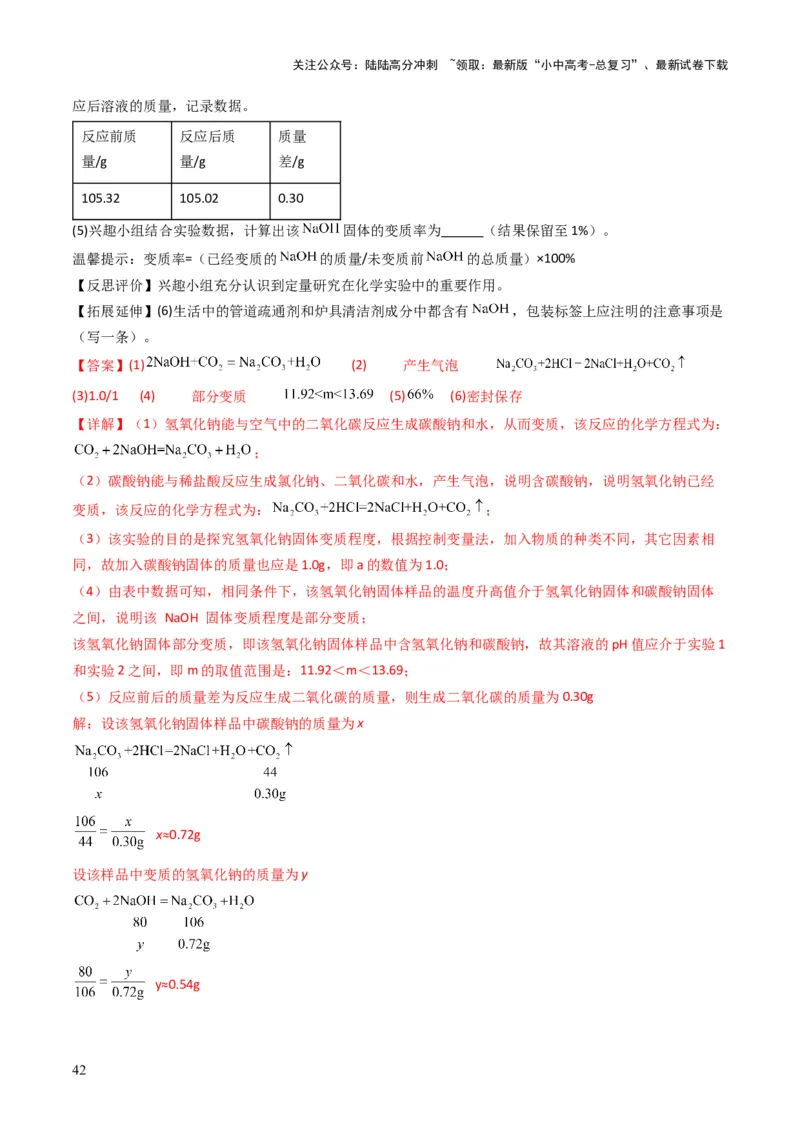 专题06常见的酸和碱（解析版）_02中考总复习（2026版更新中）_05-化学-中考总复习_2025年中考复习资料_备战2025年中考化学真题题源解密